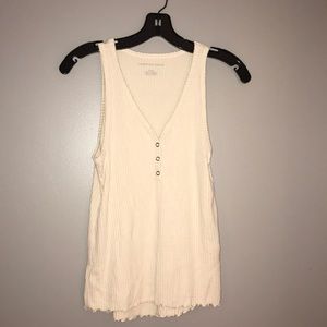 American Eagle Cream Tank Top